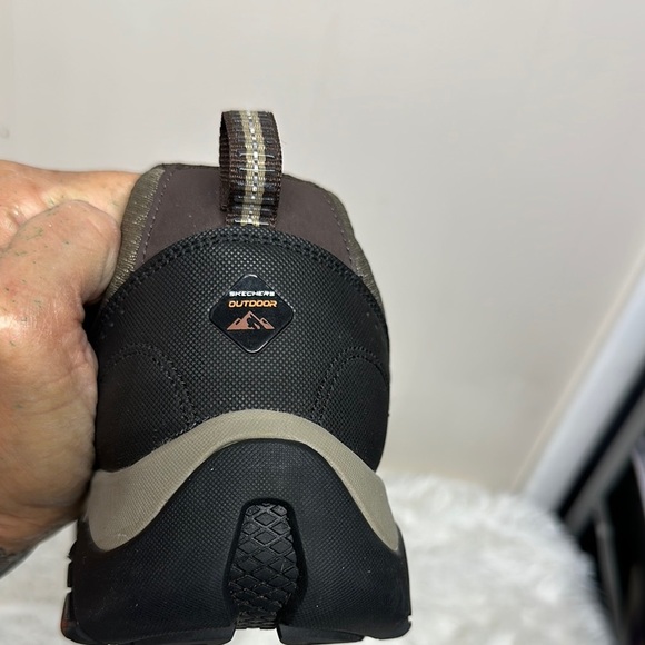 Skechers Brown and Green Athletic Shoes with Rugged Design - Picture 13 of 16